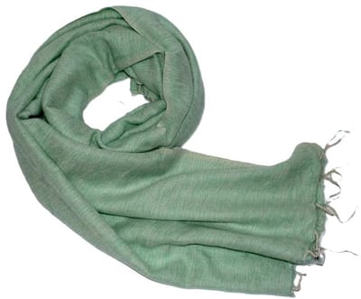 Omslagdoek dames - warme sjaal - yoga deken - meditatiedeken - aqua groen - Nepal - 190x80cm