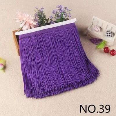 10M 10-30cm Meetee Franje Kwastjes Franjes voor Tassen Decoratieve Afwerkingen Franjes voor Gordijnen Kleding Kant Lint Stof Accessoires 10cm