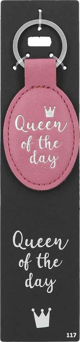 Depesche - Sleutelhanger "Do not forget me!" - motief 117 met de tekst "Queen Of The Day"