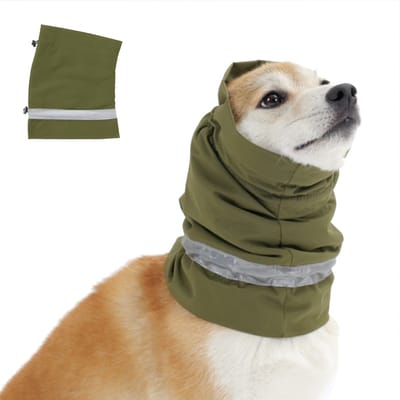 longziming -Warmte- en Waterdichte Honden Oorkappen – Verstelbaar & Comfortabel – Bescherming tegen Kou, Wind en Regen – Reflecterend voor Veiligheid – Duurzaam en Herbruikbaar – Maat M