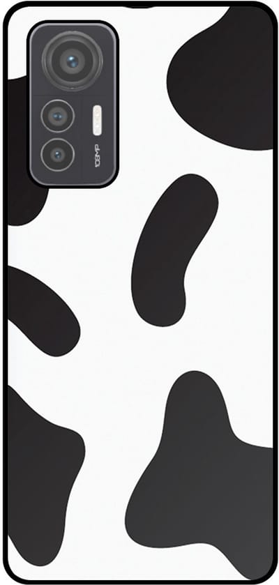 Smartphonica Telefoonhoesje Geschikt voor Xiaomi 12 Lite met Koeienvlekken Opdruk - TPU Backcover Case With Cow Patches Design geschikt voor Xiaomi 12 Lite