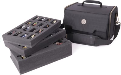 Enhance Gaming Miniatuurfiguur Tas Zwart Klein - Tabletop Opbergtas.