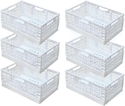 Opvouwbare Kunststof Opbergdozen - Ideaal voor Huis en Kantoor (43x29x17 cm)
