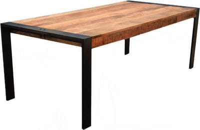 Eetkamertafel - Rechthoek - 6-8 personen - Mangohout - 200x100x79cm