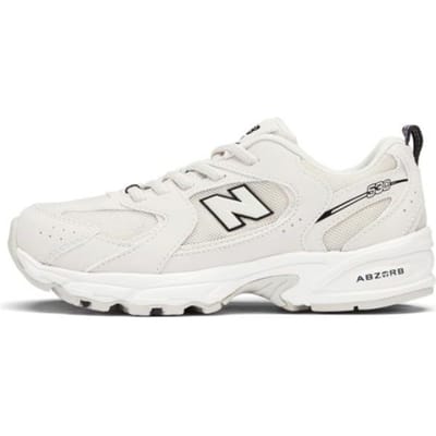 New Balance NB 530 Minimaliste Durable Support Tige Basse Chaussures de Running pour Enfants Beige Clair Chaussures de running pour enfants PZ530SC1 35 white