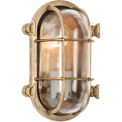 KS Verlichting - Scheepslamp Nautic III Brons - stoere bulleye buitenlamp in maritieme stijl - geschikt als plafondlamp en wandlamp