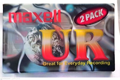 Maxell UR 90 Audio Cassette (2 Pack)