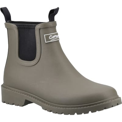 Cotswold Barton TPR+Neopreen Dames Khaki Wellingtonlaarzen