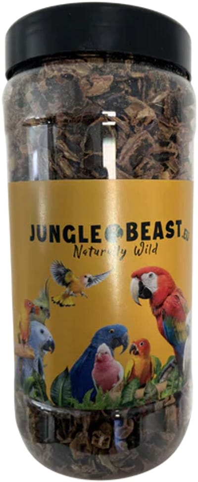 Jungle Beast | Johannesbrood | medium en grote papegaaien | papegaaieneten | snack |