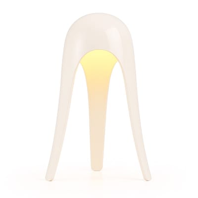 OMNIEXA Tafellamp - Crème Wit – Dimbaar & Draadloos – Oplaadbare LED Designlamp – Luxe Tafellamp voor Woonkamer, Slaapkamer of Bureau