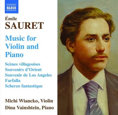 Michi Wiancko & Dina Vainshtein - Sauret: Music For Violin And Piano (Scènes Vollageoises, Souvenirs D'Orient, Souvenir De Los Angeles, Farfalla, Scherzo Fantastique) (CD)