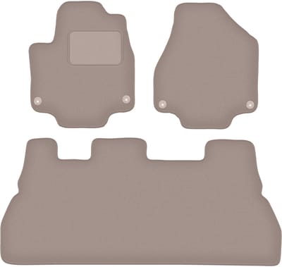 Beige velours vloermatten voor: Chrysler Pacifica II 5-zits (2017-)