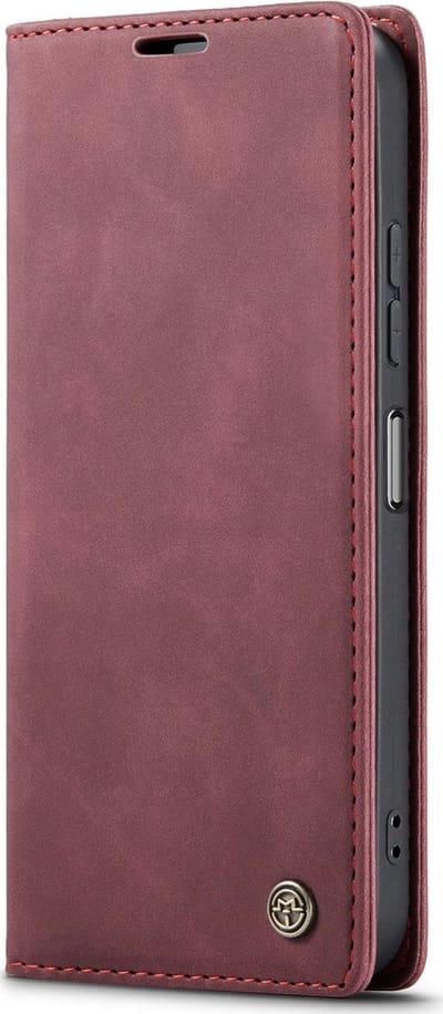 CaseMe Telefoonhoesje geschikt voor Samsung Galaxy A16 Hoesje | CaseMe 013 Bookcase Portemonnee | Pasjeshouder voor 2 Pasjes | Telefoonhoesje voor Pinpas / OV Kaart / Rijbewijs - Rood