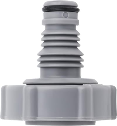 Dailygoods- Afvoerklep Grijs - Afvoeradapter - Afvoerconnector - Afvoerfitting - Zwembadonderdelen - Duurzaam Kunststof 5,4 cm
