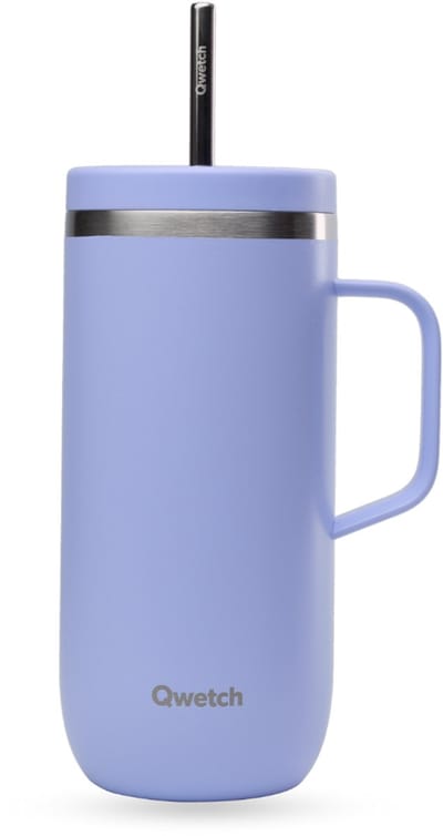 Qwetch Cold Cup Geïsoleerd met Handvat - Matt Glycine