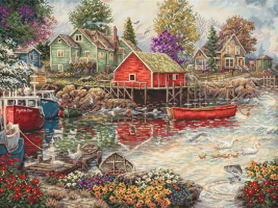 Leti Stitch Quiet Cove borduren (pakket) L8077