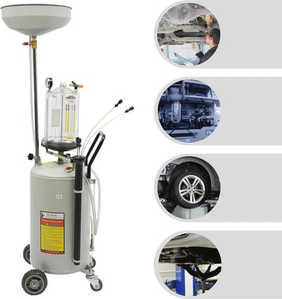 Mobiele Olieafzuiger met Grote Tank voor Olieverversing