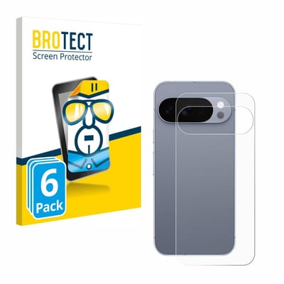 BROTECT - Screenprotector voor Google Pixel 10 Pro (Achterkant) - Folie Beschermfolie transparant 6 Stuks