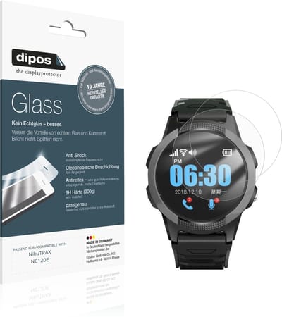 dipos – 2x Matte Pantserfolie geschikt voor NikuTRAX NC120E | 9H Screenprotector