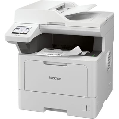 Brother MFC-L5710DN multifunctionele printer, printen/kopiëren/scannen/faxen, Z/W, touchscreen, dubbelzijdig printen, USB/LAN, tot A4, incl. toner