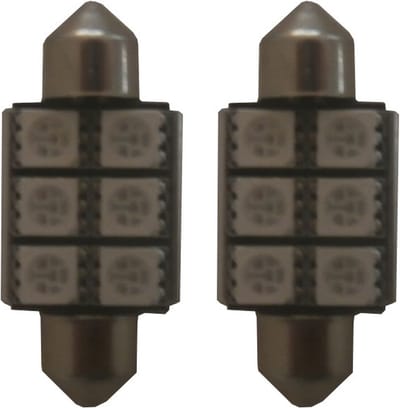 C5W 36mm 6 SMD LED binnenverlichting blauw