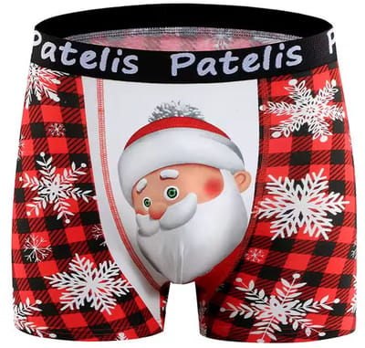 Kerst boxershort heren - Plussize - Cadeau- Feestdagen - Grappig - Grotere maten