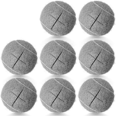 Set van 8 voorgesneden tennisballen voor wandelaars, tennisballen voor stoelen, meubelpoten, zwaar belastbaar, langdurig voor skistlijders