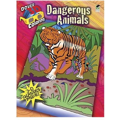 3-D Coloring Book--Dangerous Animals - Jan Sovak