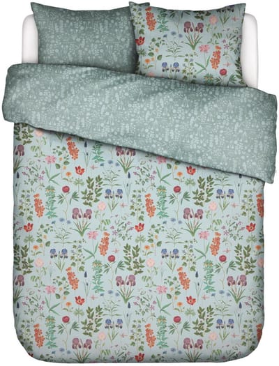 Essenza Marigold Dekbedovertrek Pastelblauw - Tweepersoons – 200x200/220 cm