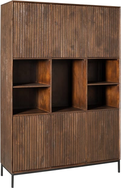 Starfurn - Vakkenkast Madison - Bruin - 45x135x200 cm