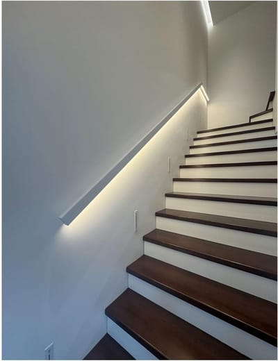 Trapleuning met sensor - Wandleuning LED - Veiligheid verhogen - Automatische verlichting - 100 cm - Natuurlijk