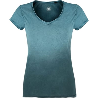 Outer Vision T-shirt - Sasha - M tot XXL - voor Vrouwen - turquoise
