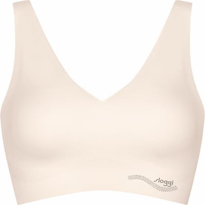 sloggi - Maat S - ZERO Feel Natural Dames Beha Top - Angora
