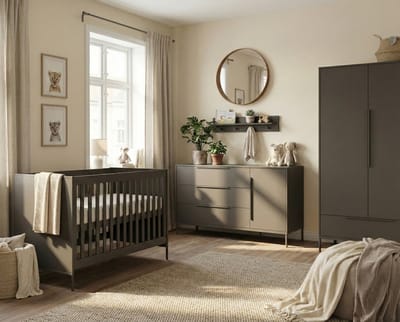 Born Lucky Lissabon Meegroei Babykamer 3-Delig – Ledikant, XL Commode en Kast – Vanaf Geboorte tot ca. 5 Jaar