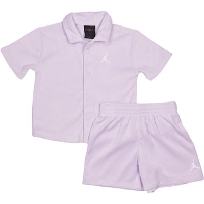 Jordan Terry Trainingspakken Baby - Roze - Maat 74 - 80 CM - Katoen French Terry