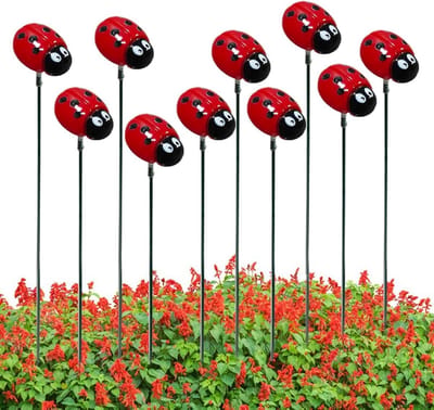 Decoratieve Haringen - Tuinversiering - Tuin Aankleden - Gedetailleerd Ontwerp - 10 Stuks - Meerkleurig