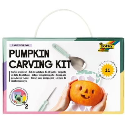 folia set voor pompoensnijwerk CARVE YOUR WAY, 11-delig