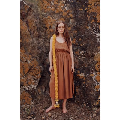 Louise Misha Skirt Maya Cinnamon Maat: 34 | Maxi Rokken Outlet | Dames | Bruin