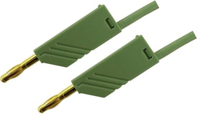 Hirschmann Test & Measurement MLN 25/2,5 GN Meetsnoer Banaanstekker 4 mm Banaanstekker 4 mm 25.00 cm Groen 1 stuk(s)