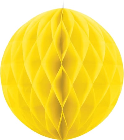 Honeycomb Bal Geel 30cm