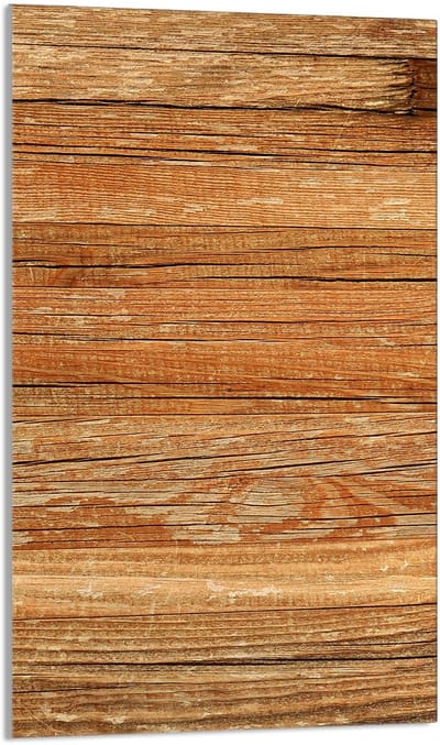 TMK ArtDeko - Snijplank - 30x52 cm - Hartglas - Houtmotief