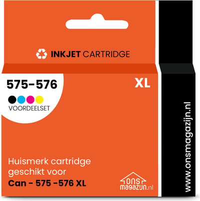 Voordeelset - Vervanger voor Canon 575 XL & 576 XL