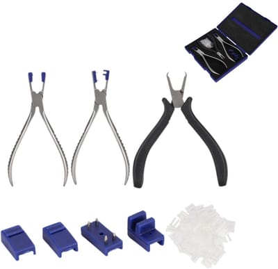 Dailygoods- Brilplak Professionele Set - Bril Reparatieset - Roestvrij Staal - Handgereedschap - Accessoires - Makkelijk mee te nemen - Brilreparatieset