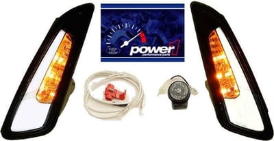 Knipperlichtset Vespa Sprint Primavera voor Power 1 smoke led tube