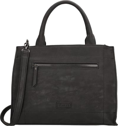 Beagles Cabrera Handtas Dames - Schoudertas met verstelbare schouderband - Tas van Imitatieleder - Zwart