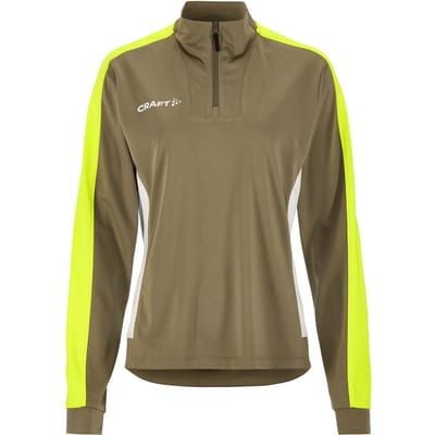 Craft dames-shirt met halve rits en lange mouwen Evolve 2.0 Contrast Half Zip W C17384