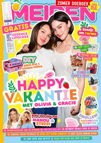 MEIDEN Vakantieboek XXL 2025 - Vakantieboek voor Kinderen - Zomerboek - Doeboek - Vakantie - Puzzels - Tekenen - Posters - Strips - DIY - Invullen - Knippen - Quiz - Speelgoed Meisjes - Cadeau Meisje - Meiden Cadeaus - Meiden Spullen Knutselen
