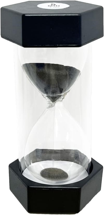 Zandloper voor Kinderen, Tijdmanagement Hulp, Creatieve Cadeaus, 5 Minuten, Educatief Speelgoed, Interactieve Timer, Zandloper Set