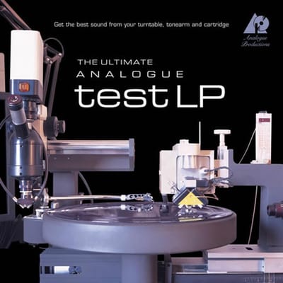 Platenspeler Afstelplaat - Test LP - Nauwkeurig Afstellen - Compleet Met Hulpmiddelen - 31x31cm - Zwart