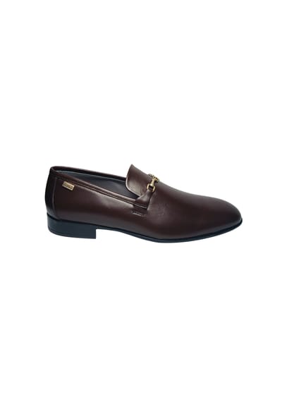 sb10042G0eua0313 Pollini Man Bruin leer
